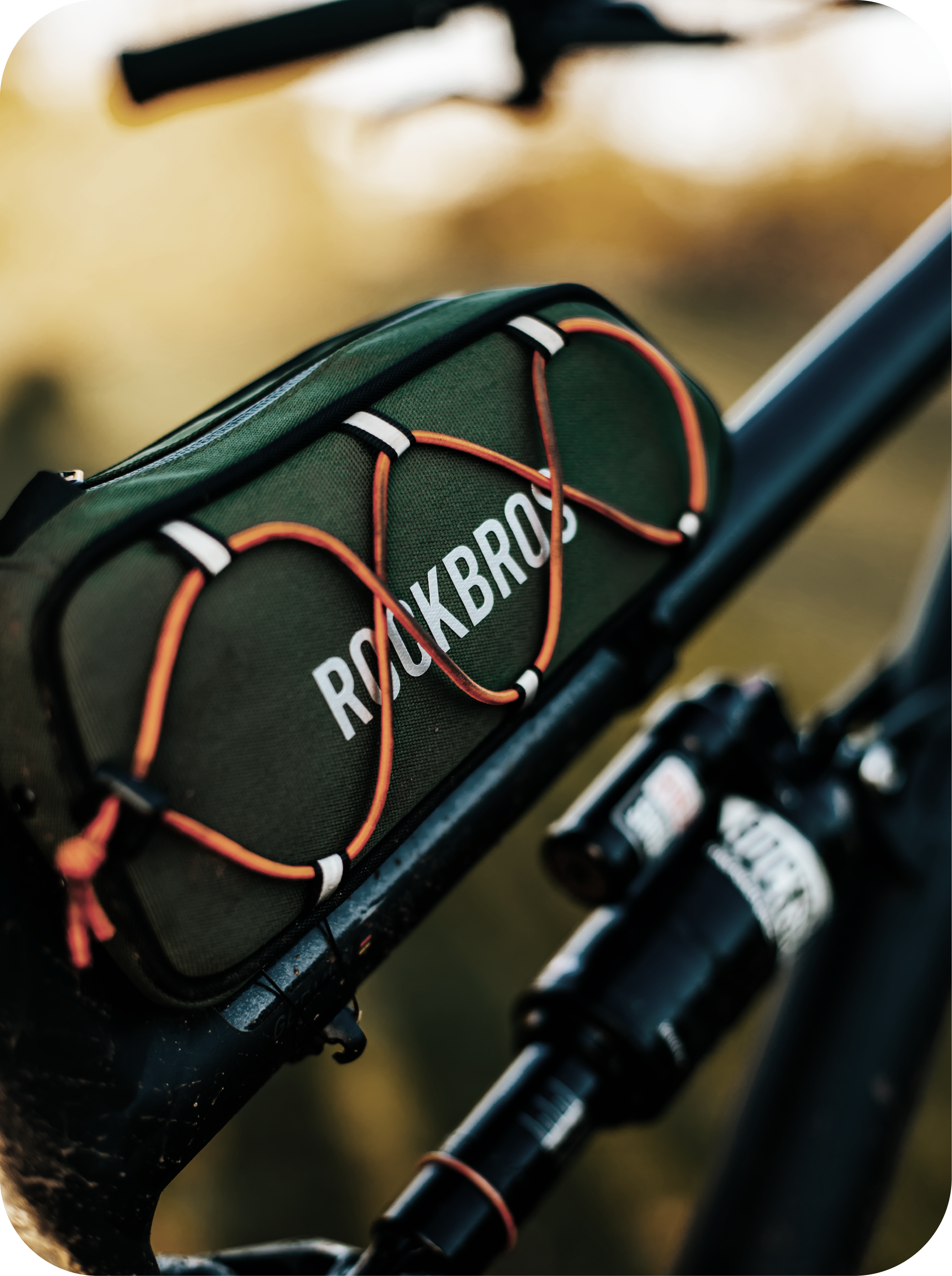 ROCKBROS frame bag for long-distance bikepacking