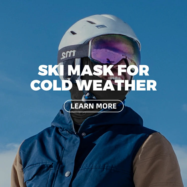 ROCKBROS Balaclava Masque de ski hiver Cagoule tempête Thermo Fleece M –