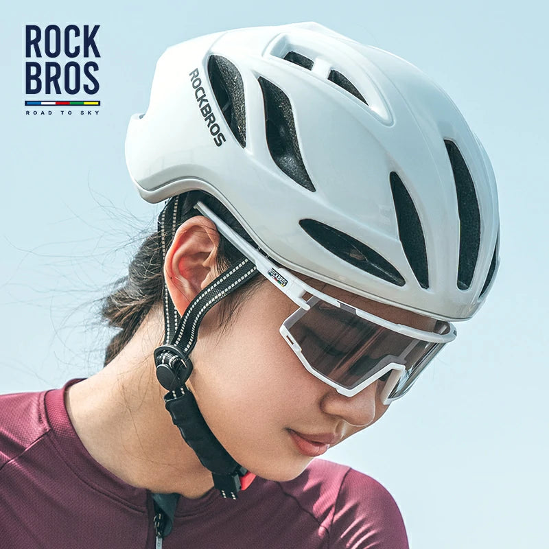 ROCKBROS HD Polarized Photochromic Cycling Glasses TR90 Frame-Road to Sky