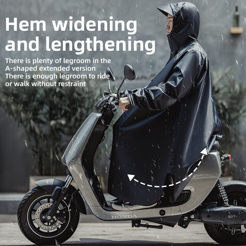 ROCKBROS Motorcycle Cycling Raincoat Hiking Outdoor Poncho Waterproof Cloak - ROCKBROS