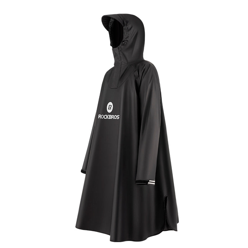amazon backpack rain poncho ROCKBROS Motorcycle Cycling Raincoat Hiking Outdoor Waterproof Cloak Microbyte' Backpack (Men) | camping and all rainy Colour:Urban Green color-black-black-straps-dusty-blue-bottom