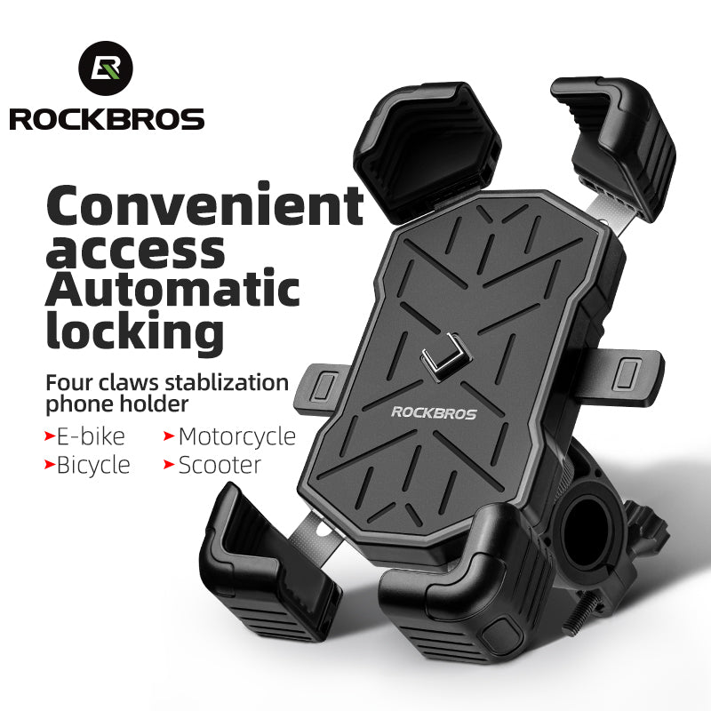 ROCKBROS HW-117 Bike Phone Mount 1s Lock Bike - ROCKBROS