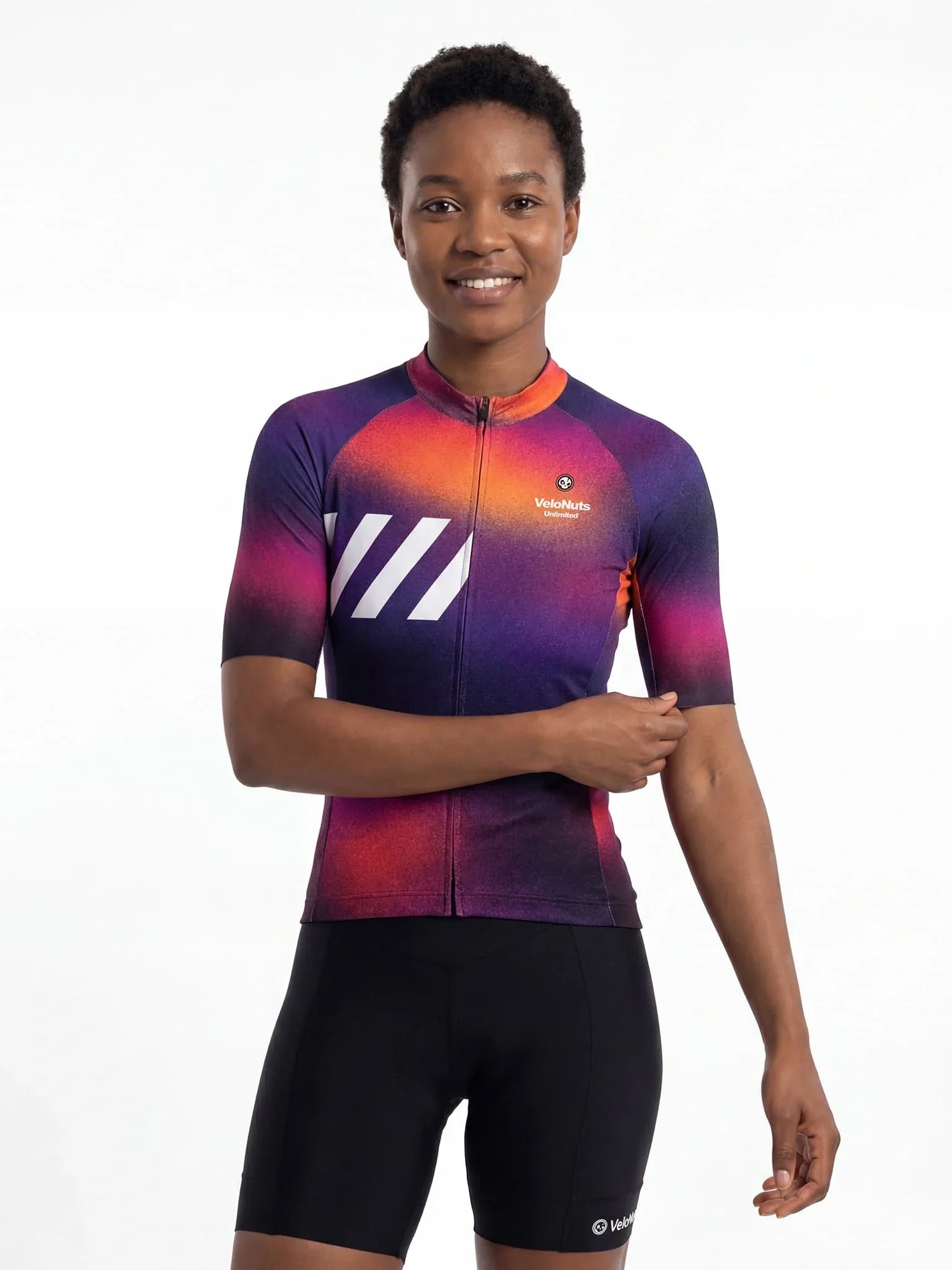 Women's Cycling Jersey Aura Fade#Type_Solar Dusk
