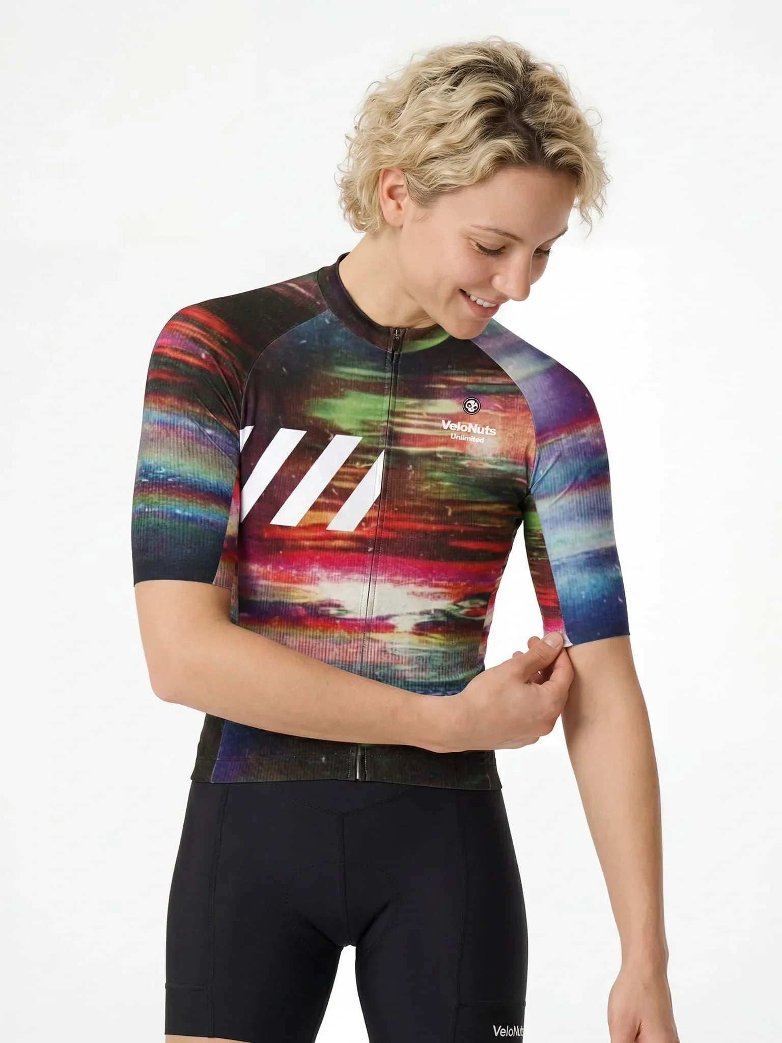 Women's Cycling Jersey Retro Signal#Type_Aurora Static
