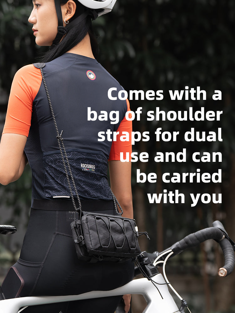 ROCKBROS 1L Bicycle Tube Bag - Dual Storage & Portable Shoulder Bag - ROCKBROS
