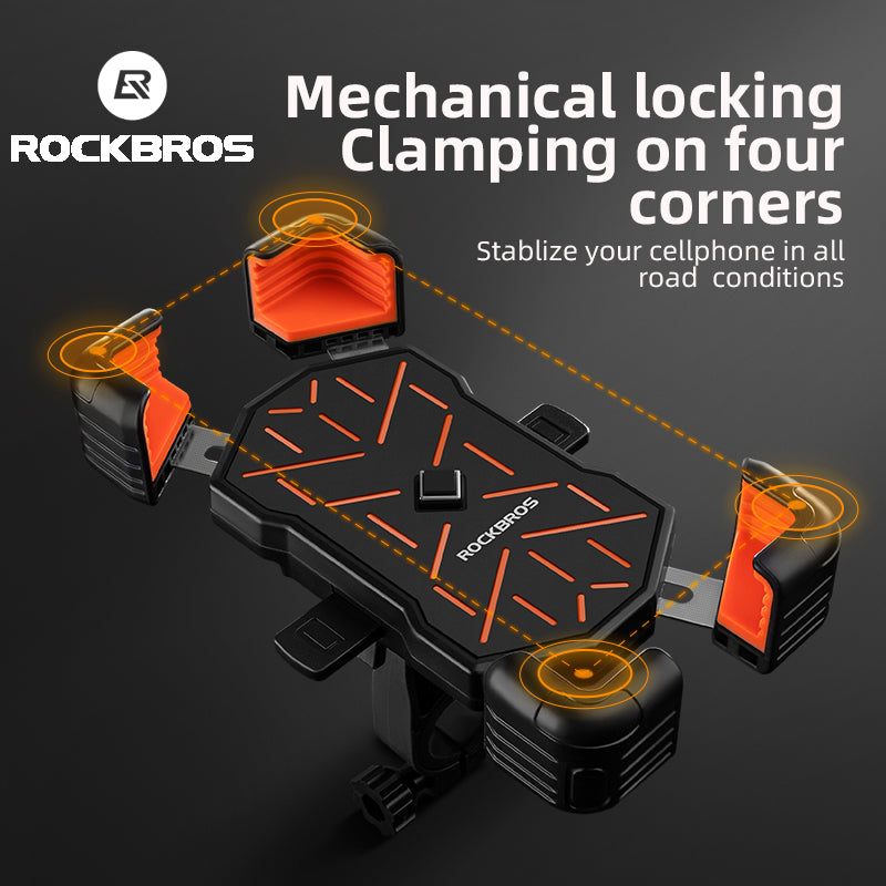 ROCKBROS HW-117 Bike Phone Mount 1s Lock Bike - ROCKBROS