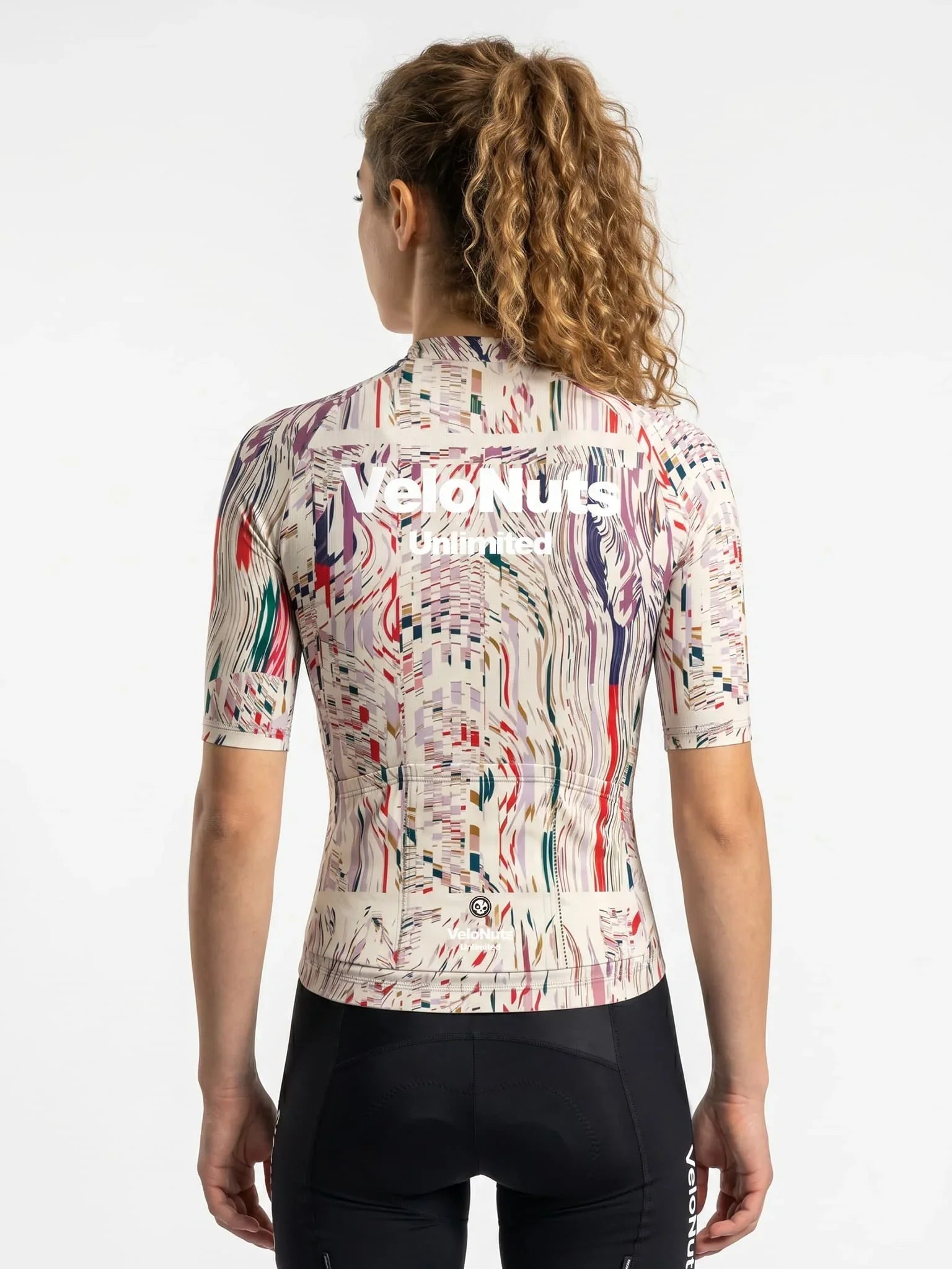Women's Cycling Jersey Neon Condense#Type_Magenta Noise