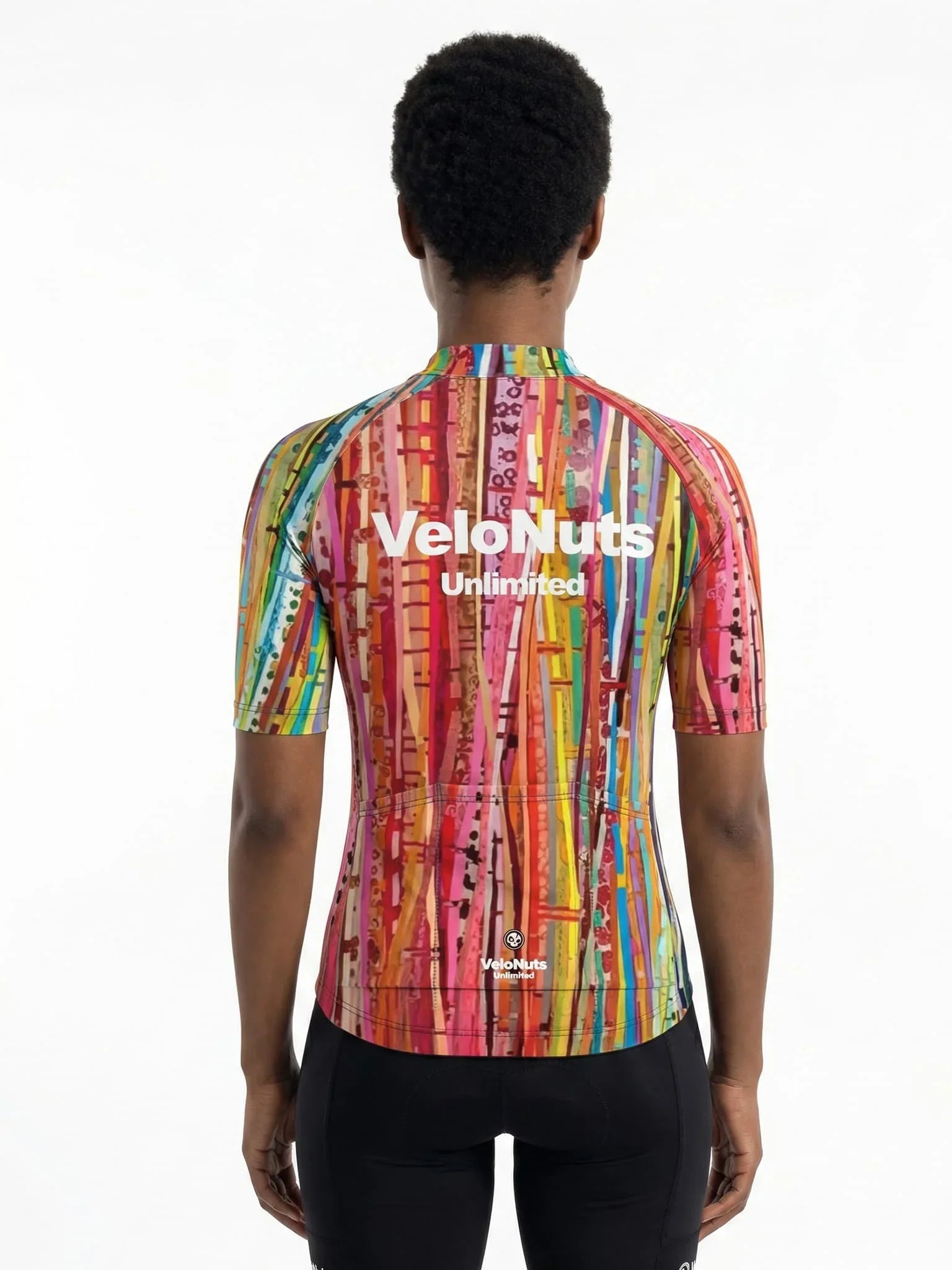Women's Cycling Jersey Terrain Blocks#Type_Carnival Strata