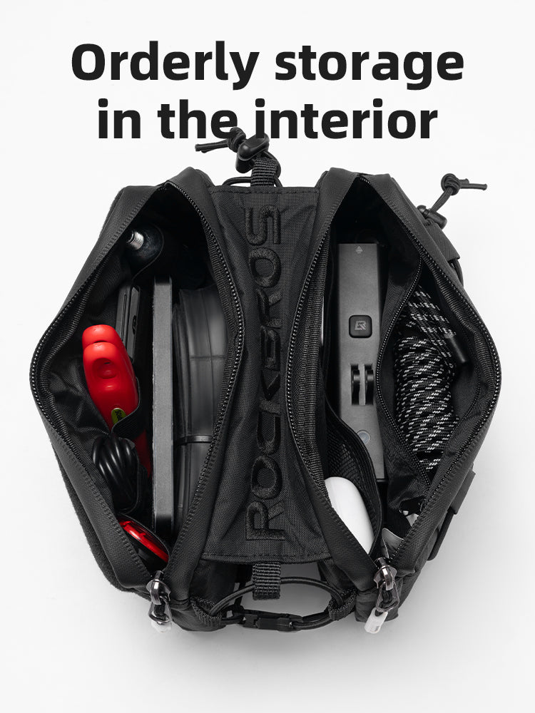 ROCKBROS 1L Bicycle Tube Bag - Dual Storage & Portable Shoulder Bag - ROCKBROS