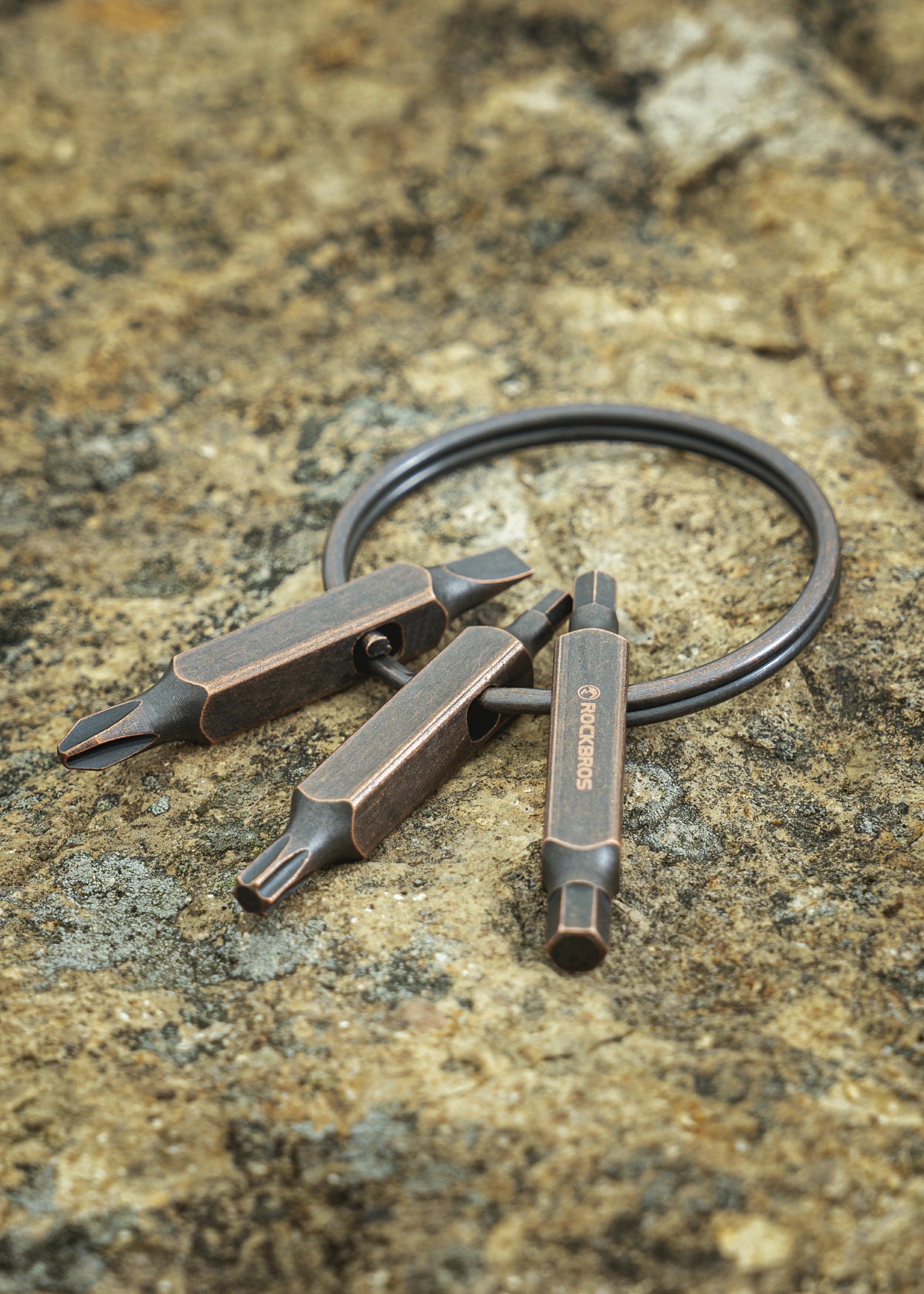 ROCKBROS Key Ring Tool Set Lightweight Multi-Tool for Easy Travel-Road to Sky