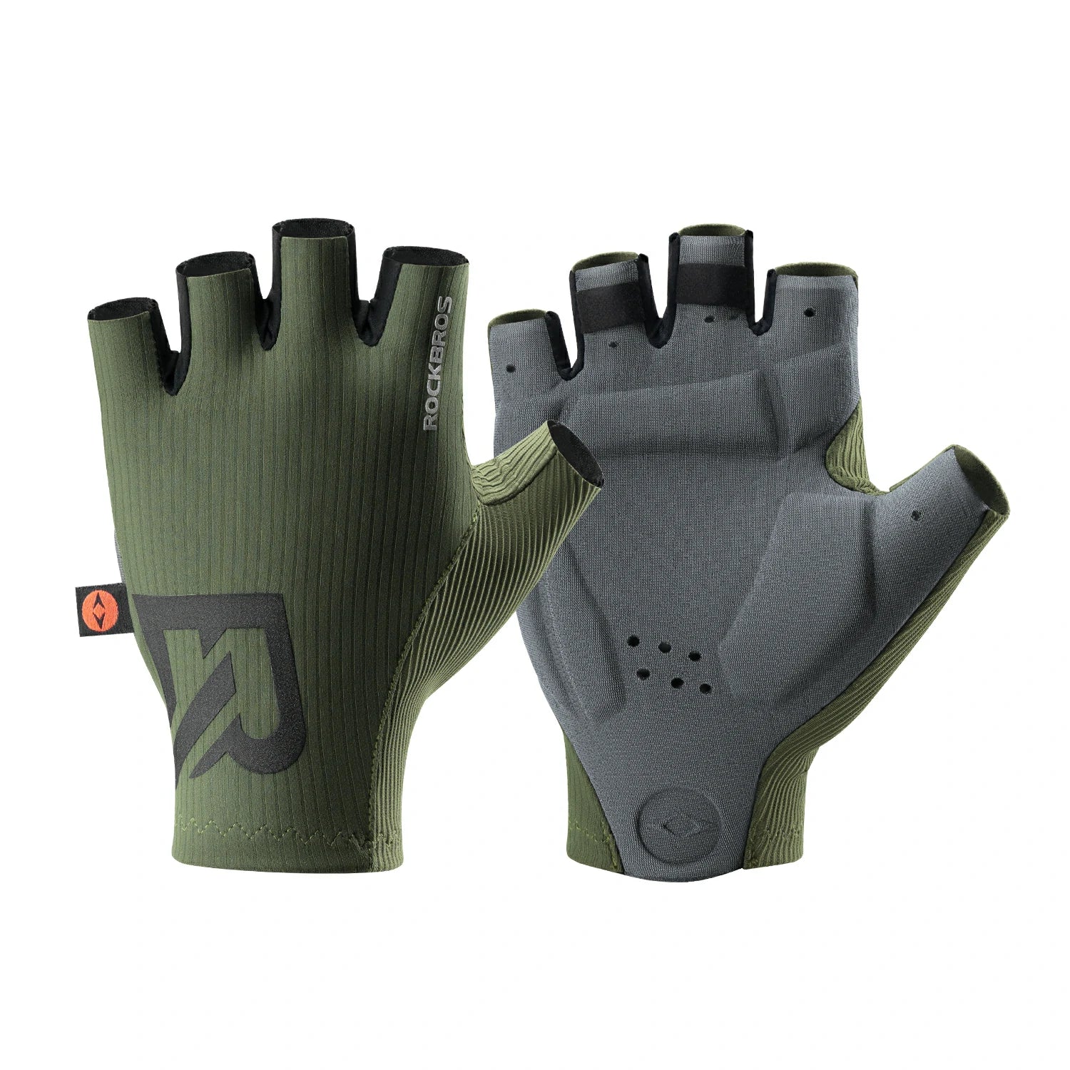 ROCKBROS Elastic Interface® Half-Finger Gel Padded Cycling Gloves