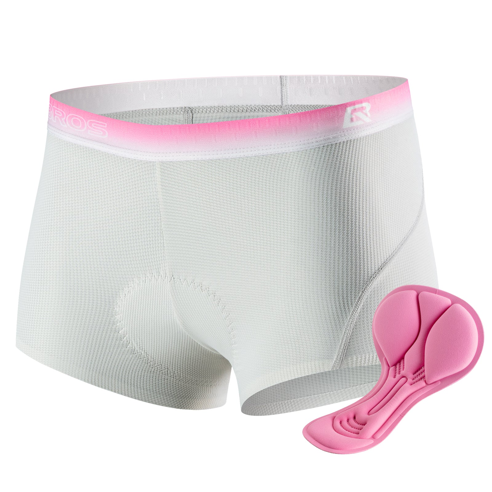 womens padded bicycle underwear ROCKBROS Women’s Cycling Underwear 4D Padded Bike Shorts, US 2XS(AS XS)