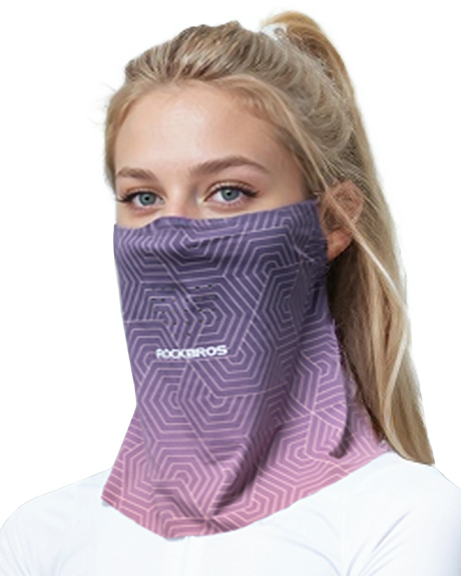 ROCKBROS Summer Cooling Neck Gaiter Breathable Balaclava for Men Women
