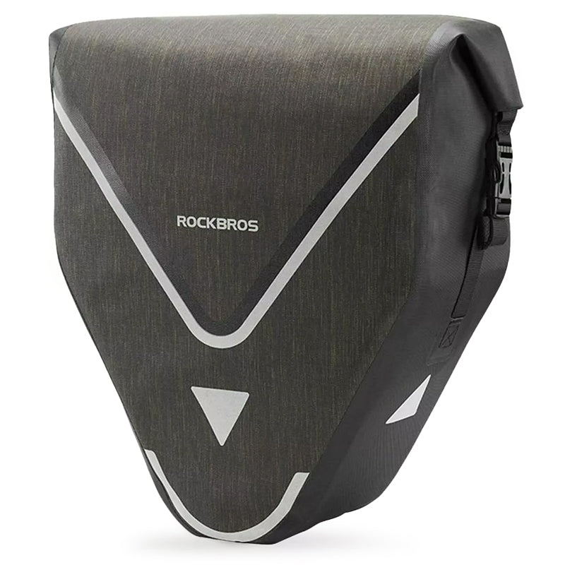 ROCKBROS 20L Triangle Waterproof Bike Rear Rack Pannier Bag for Grocery Touring Cycling
