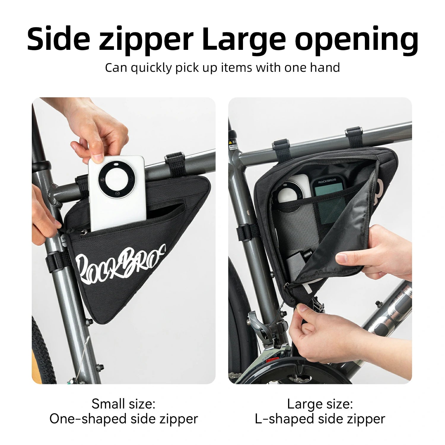 ROCKBROS FlashRide Sketch Bike Triangle Bag