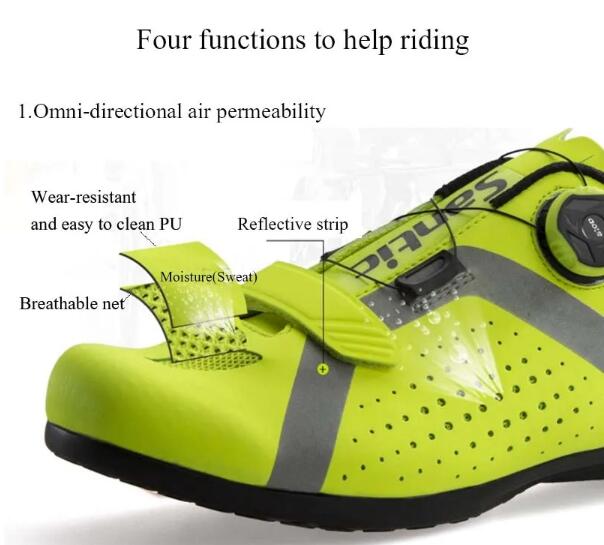 SANTIC Apollo Electric Assist Cycling Shoes – Non-Locking