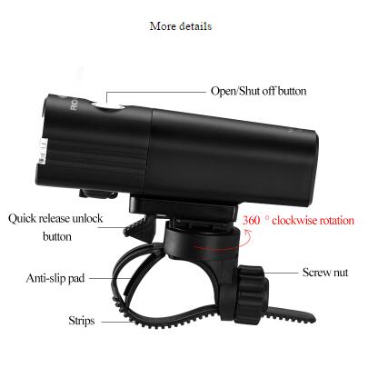 Professional Bike Front Light-800 Lumen
