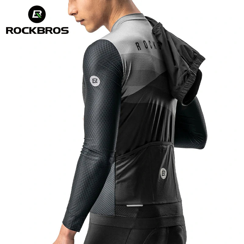 ROCKBROS Men's Cycling Long-Sleeve Jersey
