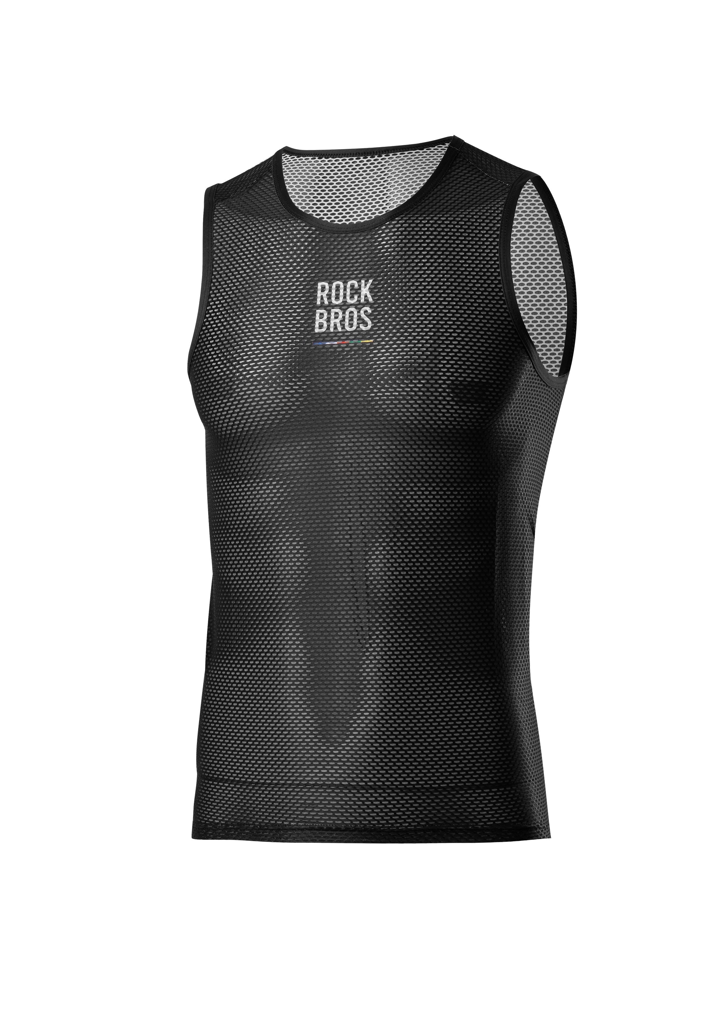 ROCKBROS Road-to-Sky Cycling Sleeveless Base Layer #Color_Black