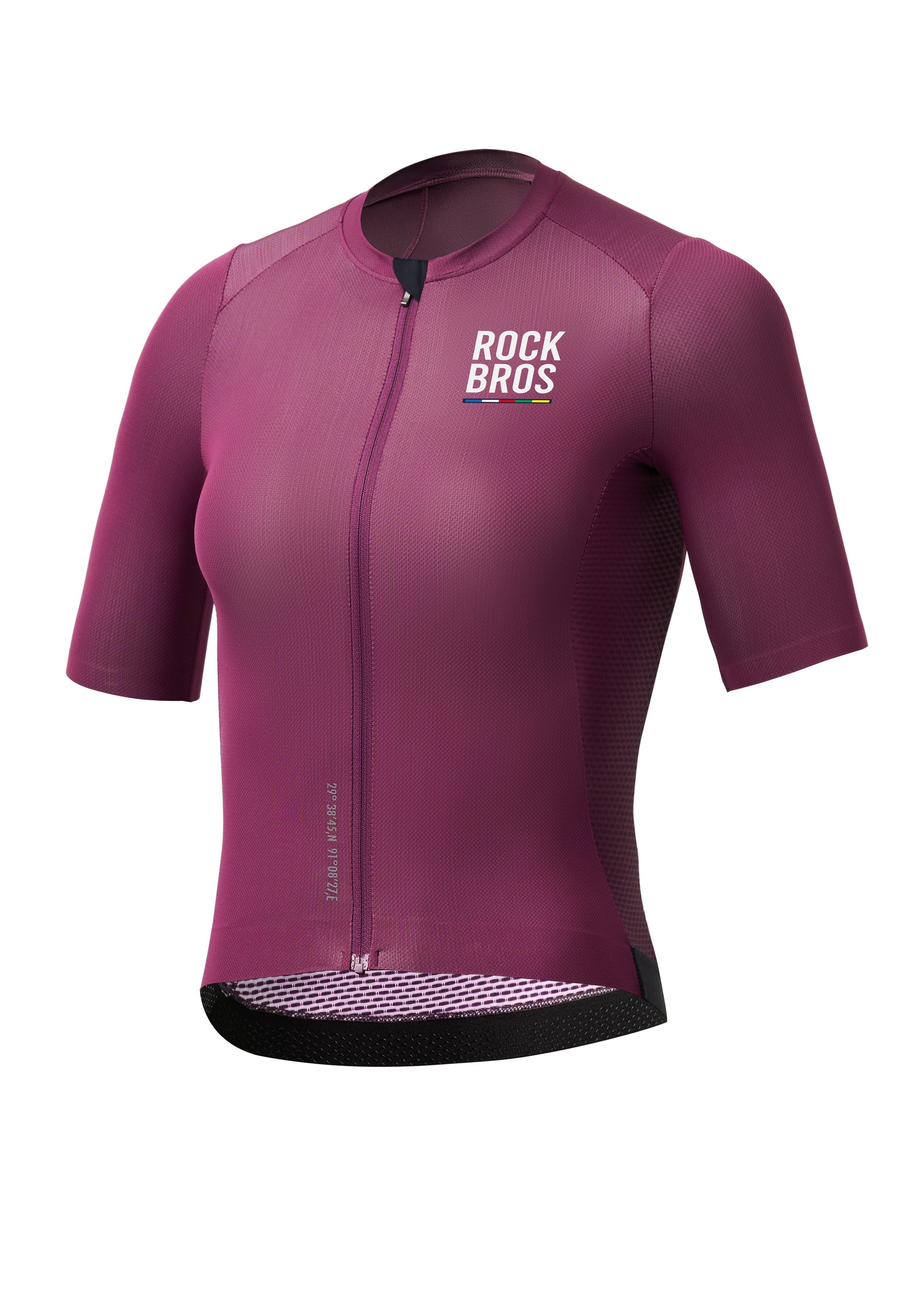 ROCKBROS Road-to-Sky Women's Cycling Short-Sleeved Jersey #Color_Purple