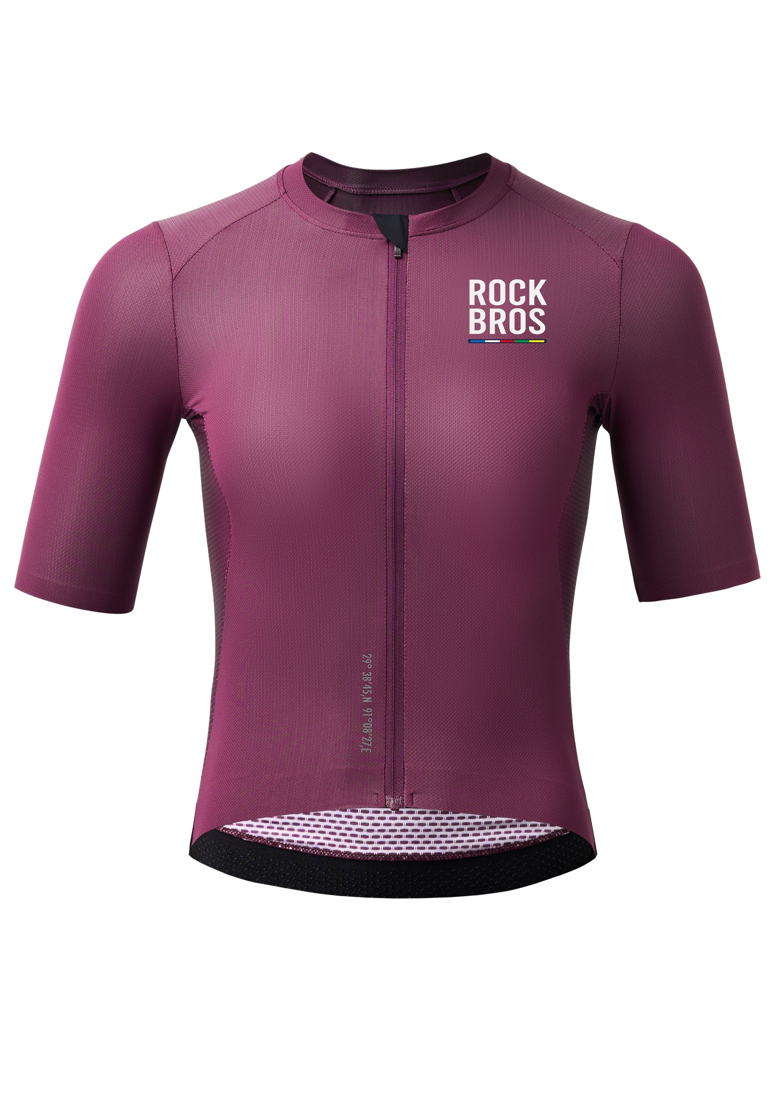 ROCKBROS Road-to-Sky Women's Cycling Short-Sleeved Jersey #Color_Purple