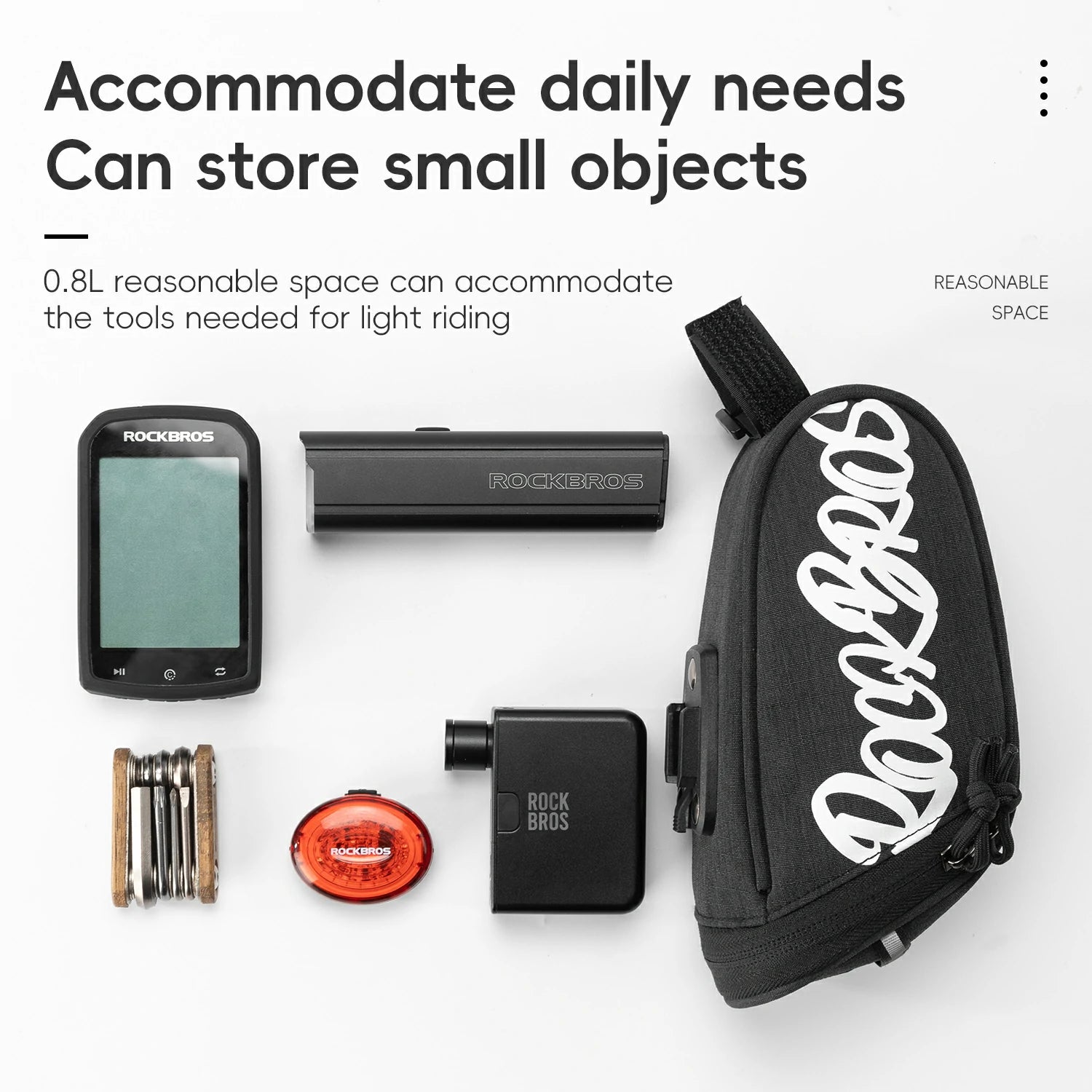 ROCKBROS FlashRide Sketch Bike Seat Bag