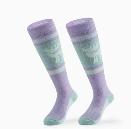 【Qunature】Kids’ Moose Ski Socks