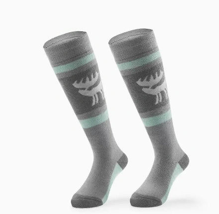 【Qunature】Kids’ Moose Ski Socks