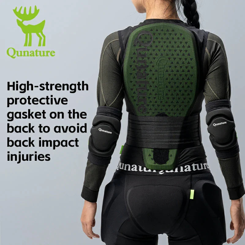 Qunature Ski Back Vest EU Certified Protection Breathable Comfort