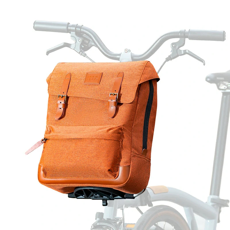 ROCKBROS Fashion Vintage Folding Bike Backpack Orange ROCKBROS Fashion Vintage Folding Bike Backpack Orange