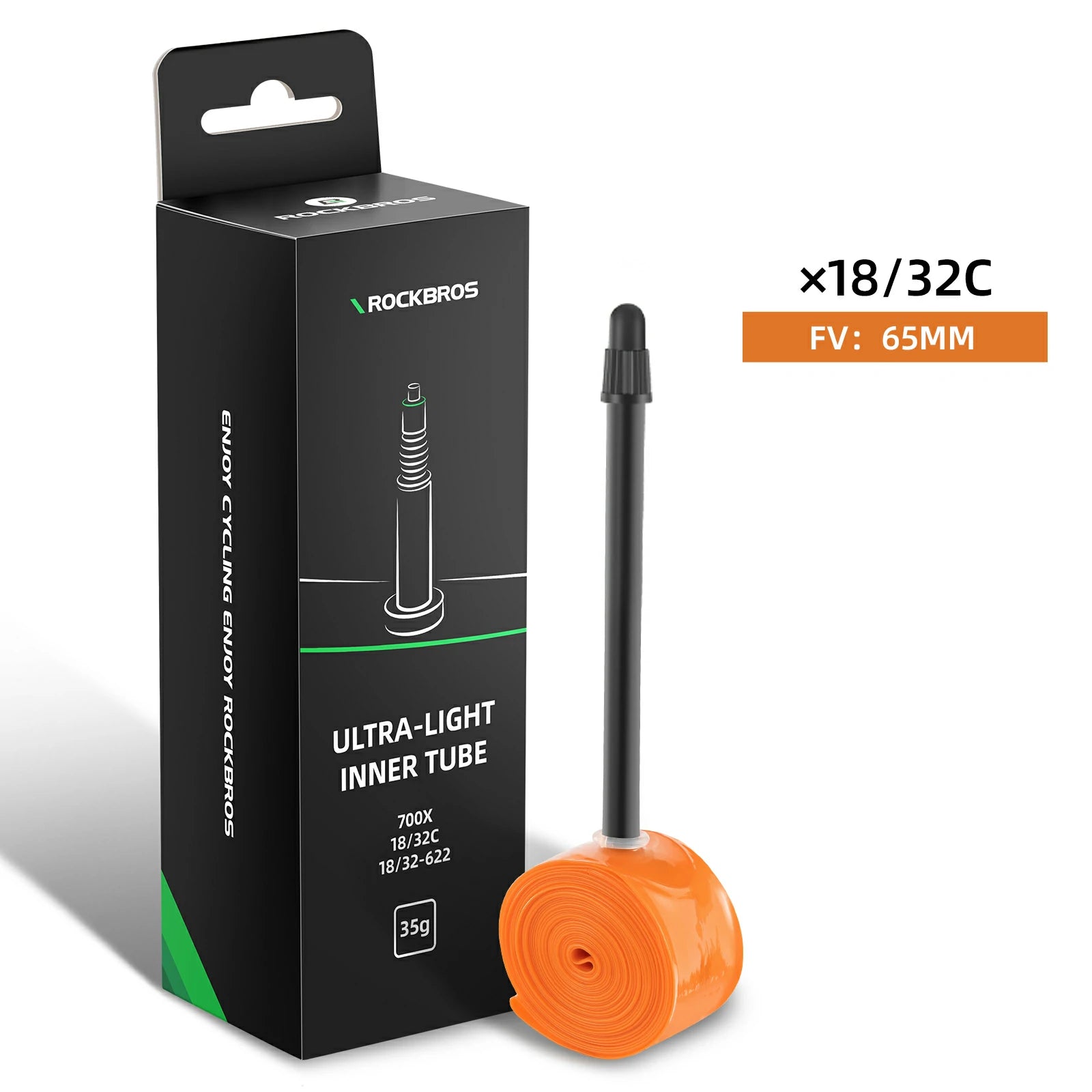 ROCKBROS Bike Inner Tube 700x18/32C Super Light 24/35g TPU