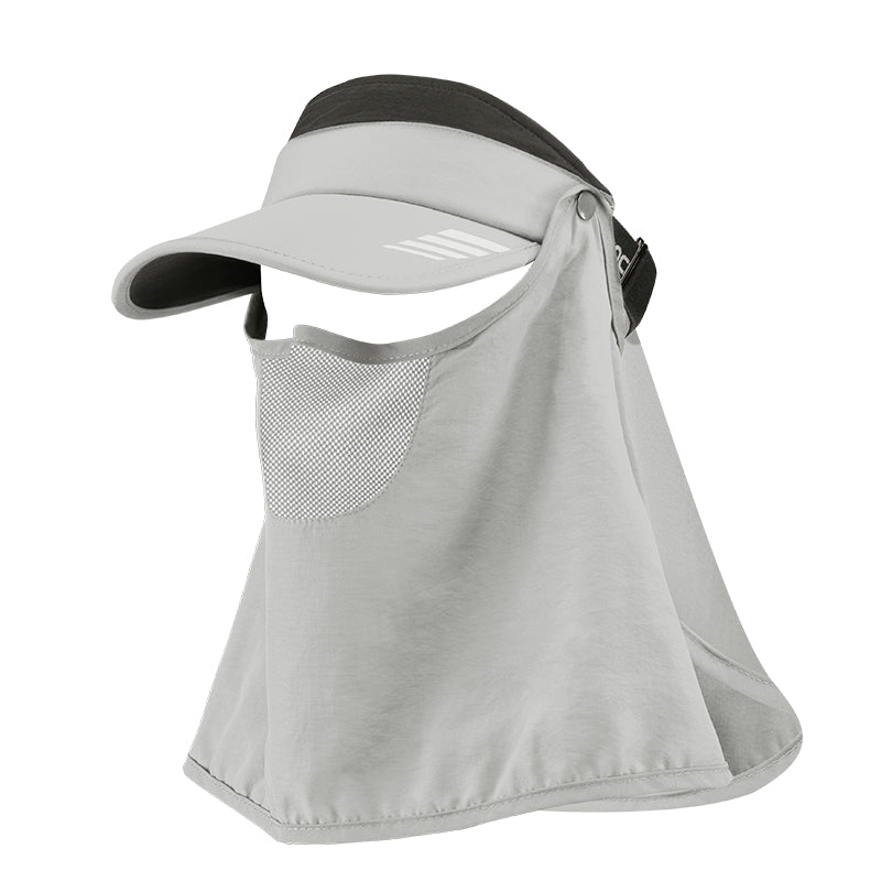 ROCKBROS Ice Silk Full Face Sunhat 360° Anti-UV Adjustable Hiking Fishing Cap