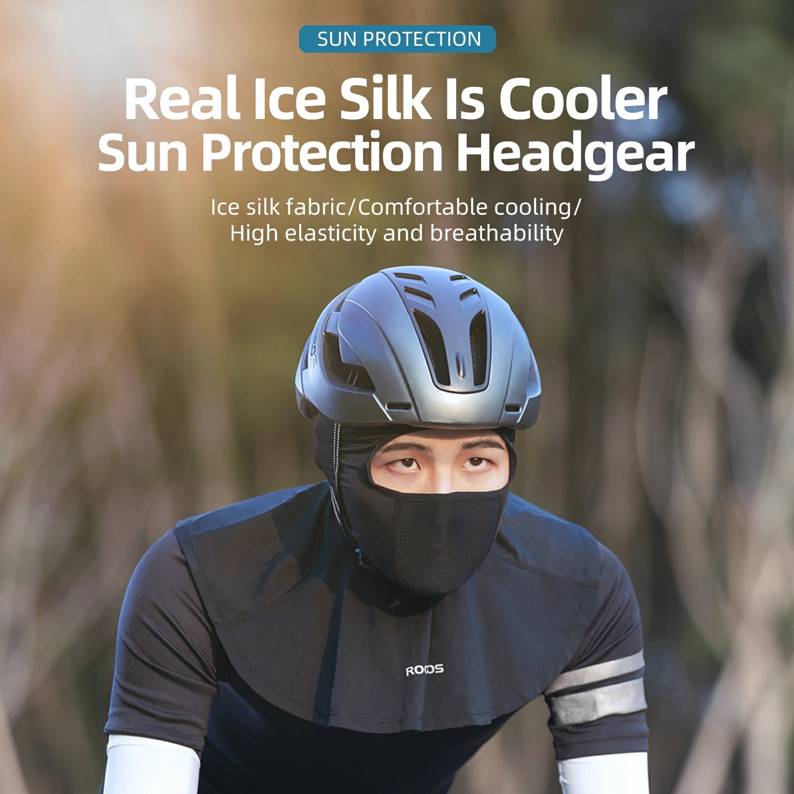ROCKBROS Summer Balaclava Ice Silk Cooling Balaclava