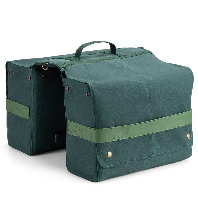 ROCKBROS 27L Expandable Bike Pannier Bag with Shoulder Strap for Various Bikes