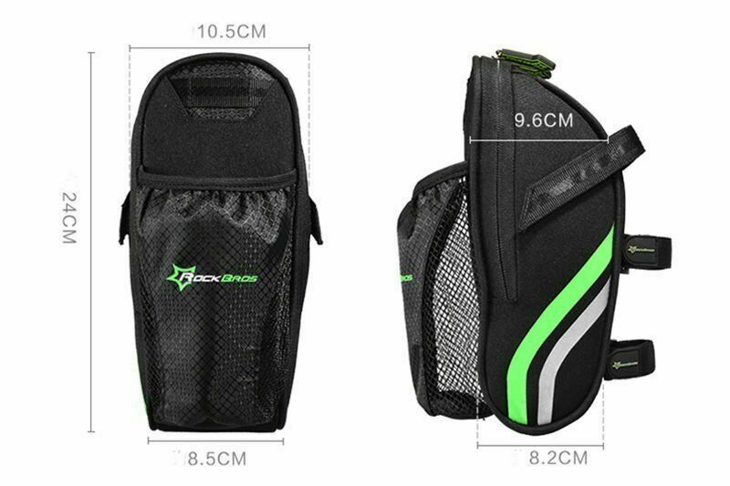 ROCKBROS Bike Bicycle Rear Bag Saddle Bag with Battle Holder