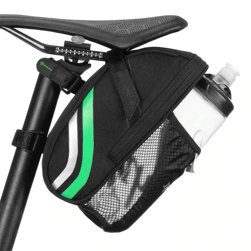 ROCKBROS Bike Bicycle Rear Bag Saddle Bag with Battle Holder