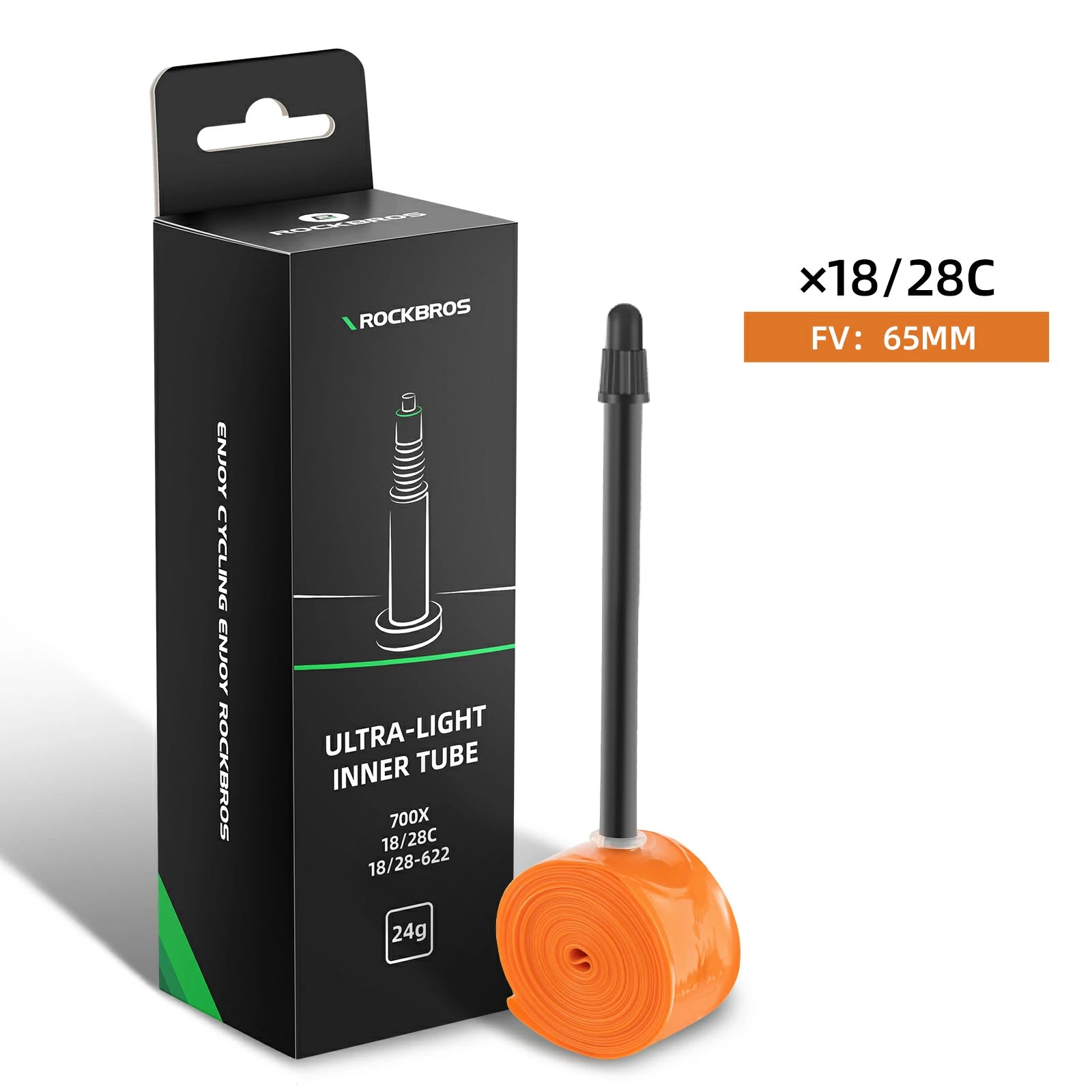 ROCKBROS Bike Inner Tube 700x18/32C Super Light 24/35g TPU