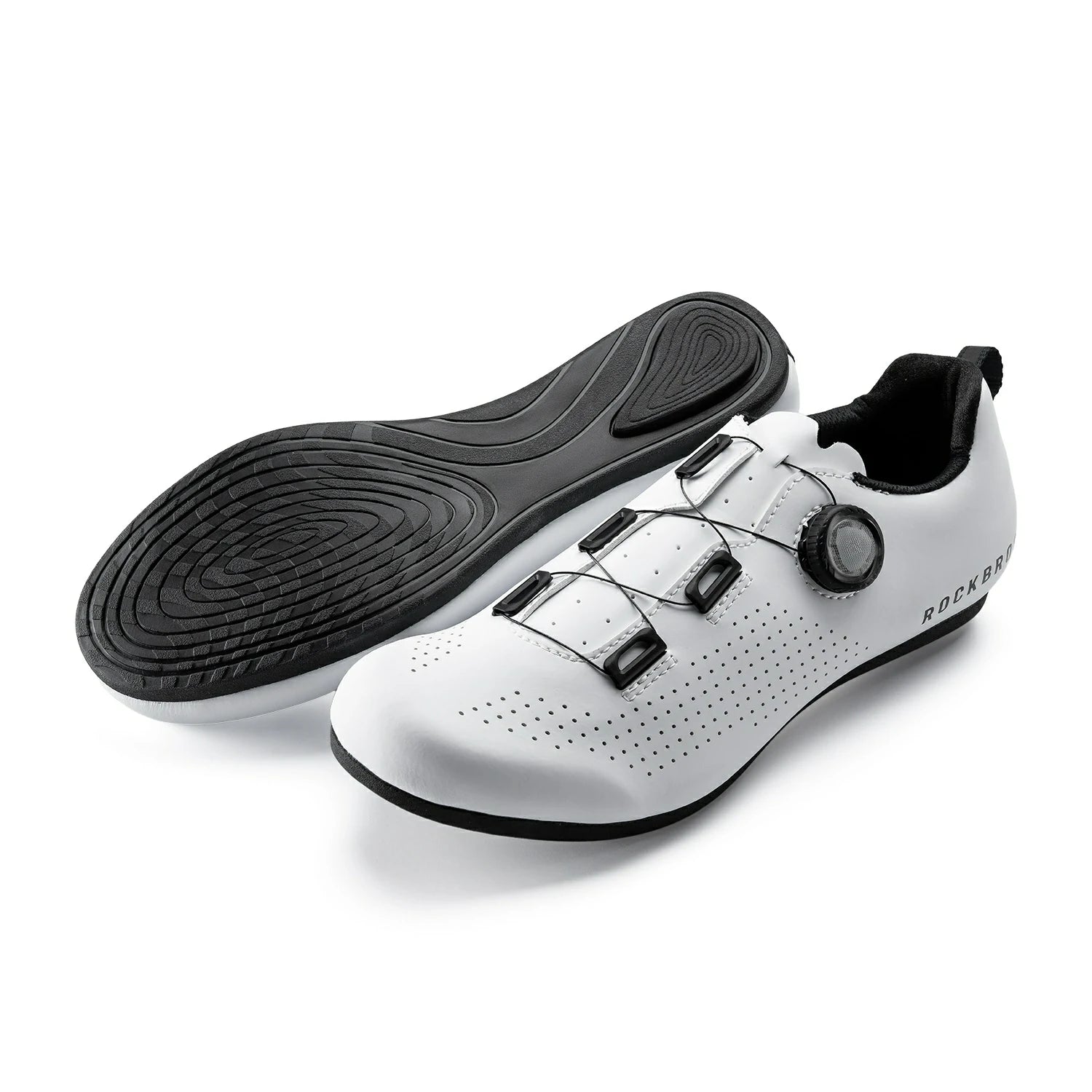 road bike shoes and pedals ROCKBROS Unisex Lock-Free Bike Shoes CR4 6