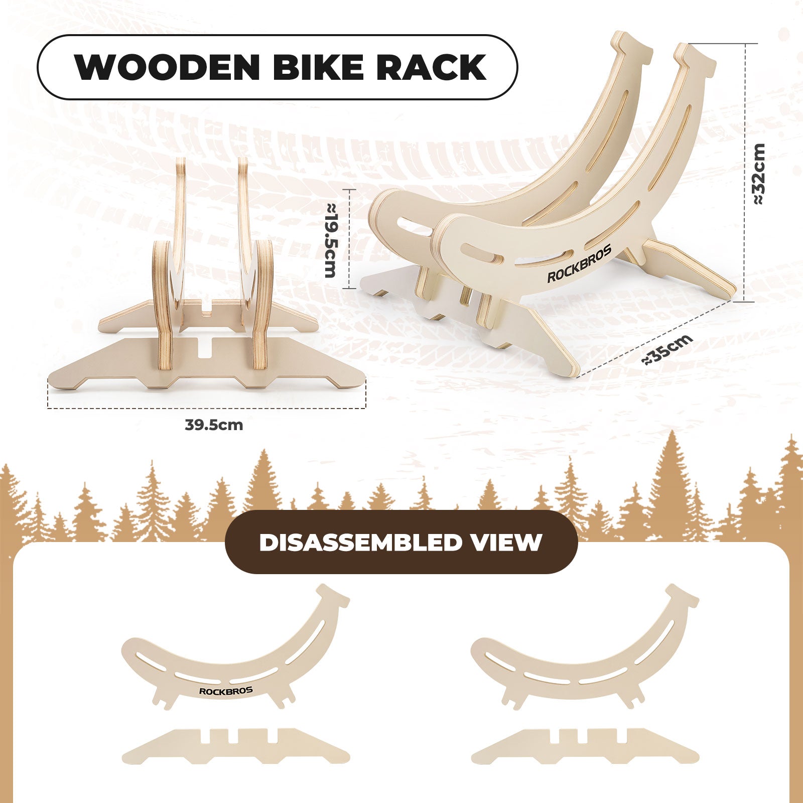 Adjustable Bike Stand Banana-Style