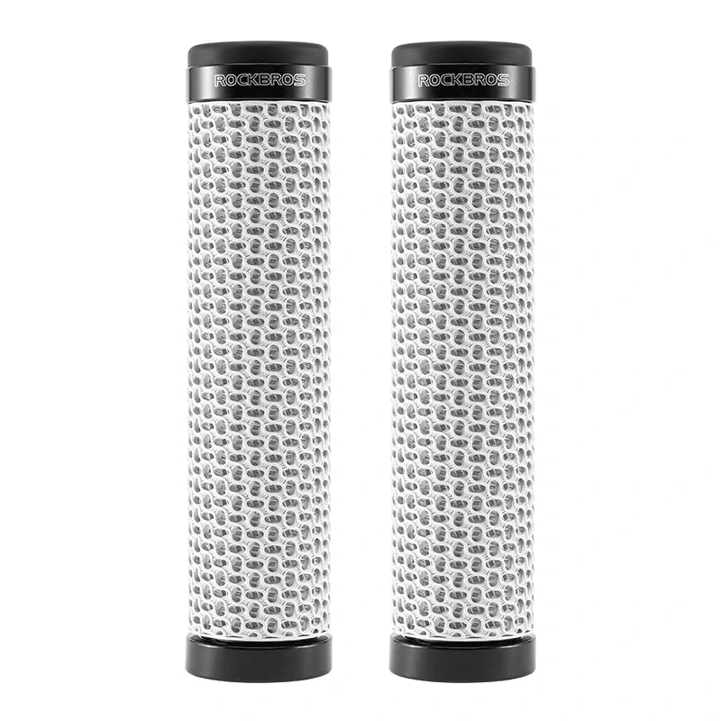 ROCKBROS 3D printed lattice bike grips #Color_white
