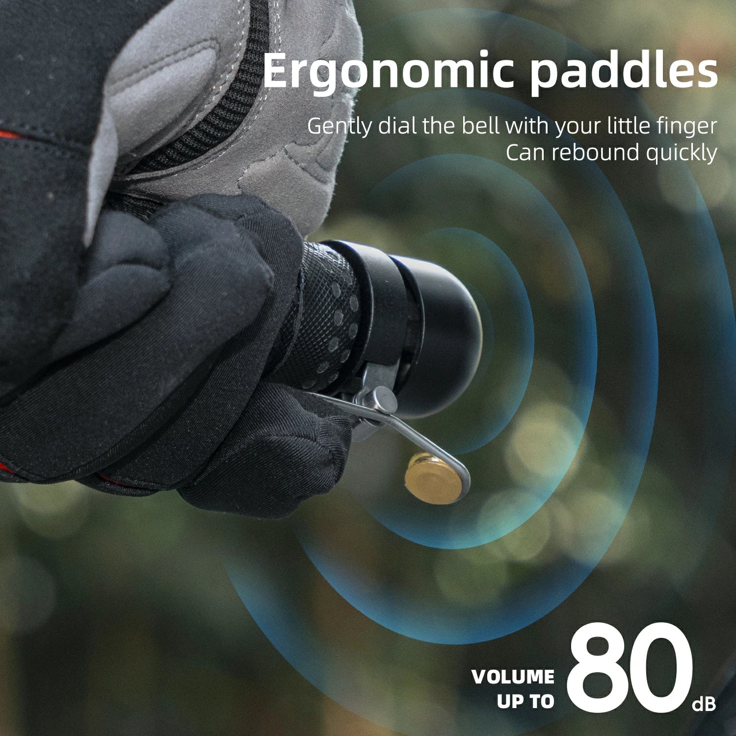 ROCKBROS Handlebar Plug-Type Road Bike Bell