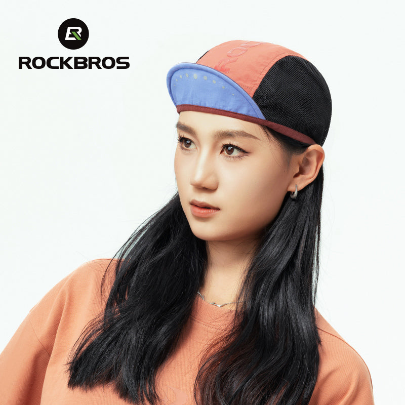 ROCKBROS Lightweight Cycling Cap, Flip-up Brim, Breathable UV Protection