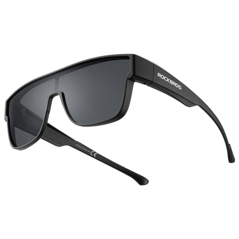 ROCKBROS Polarized Fit Over Wrap Around Sunglasses for Driving Cycling