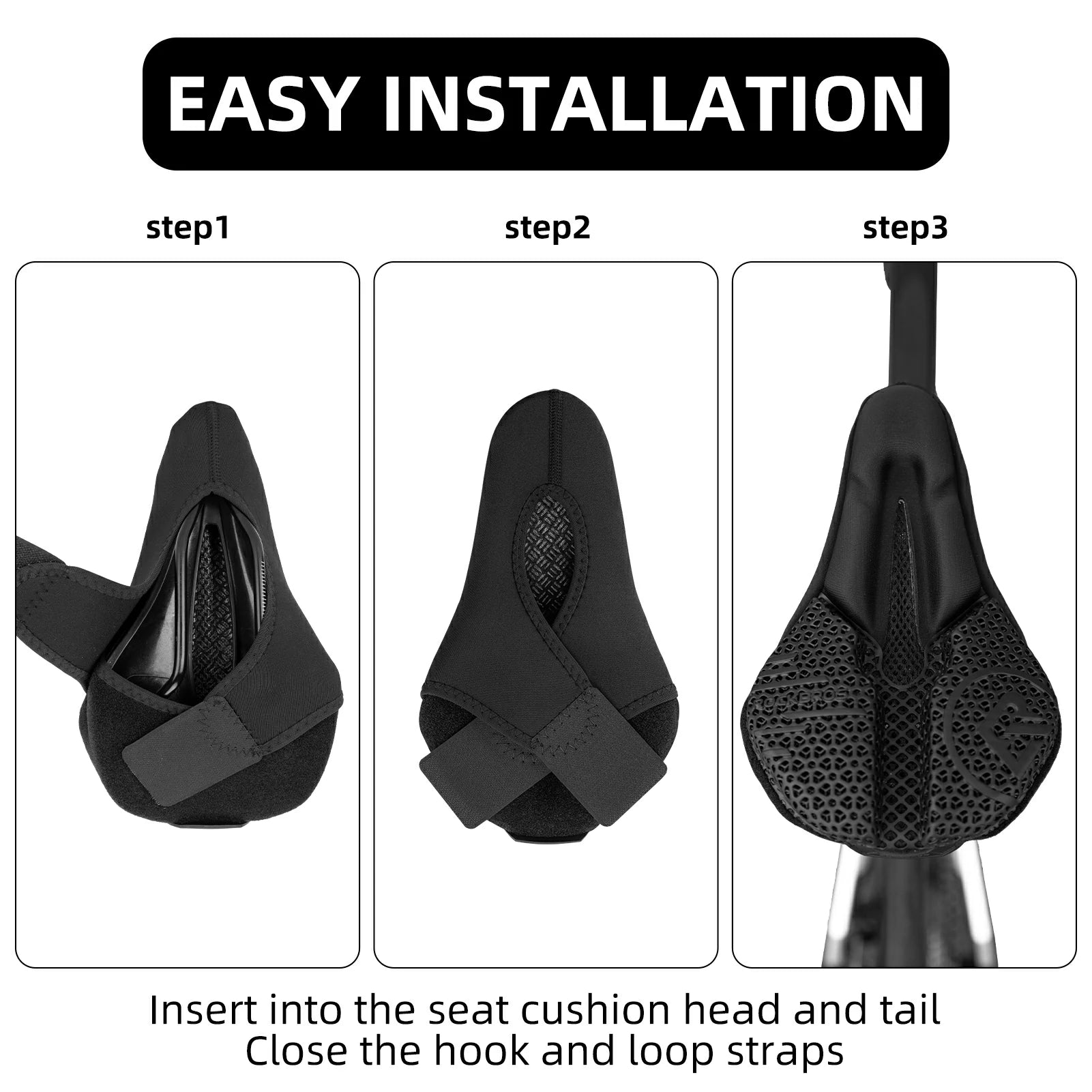 ROCKBROS 3D Printing Cushion Bike Seat Cover