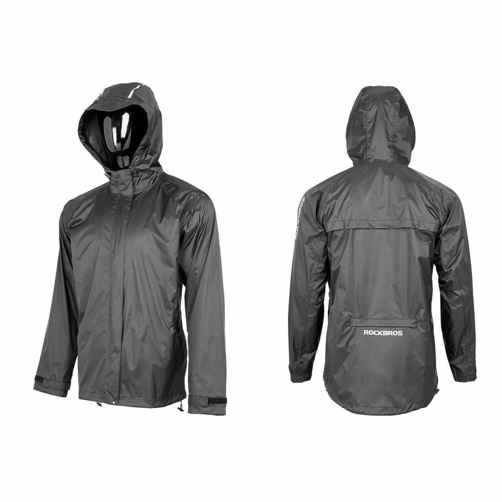 ROCKBROS Cycling Jacket Waterproof Rain Jacket Reflective  Unisex