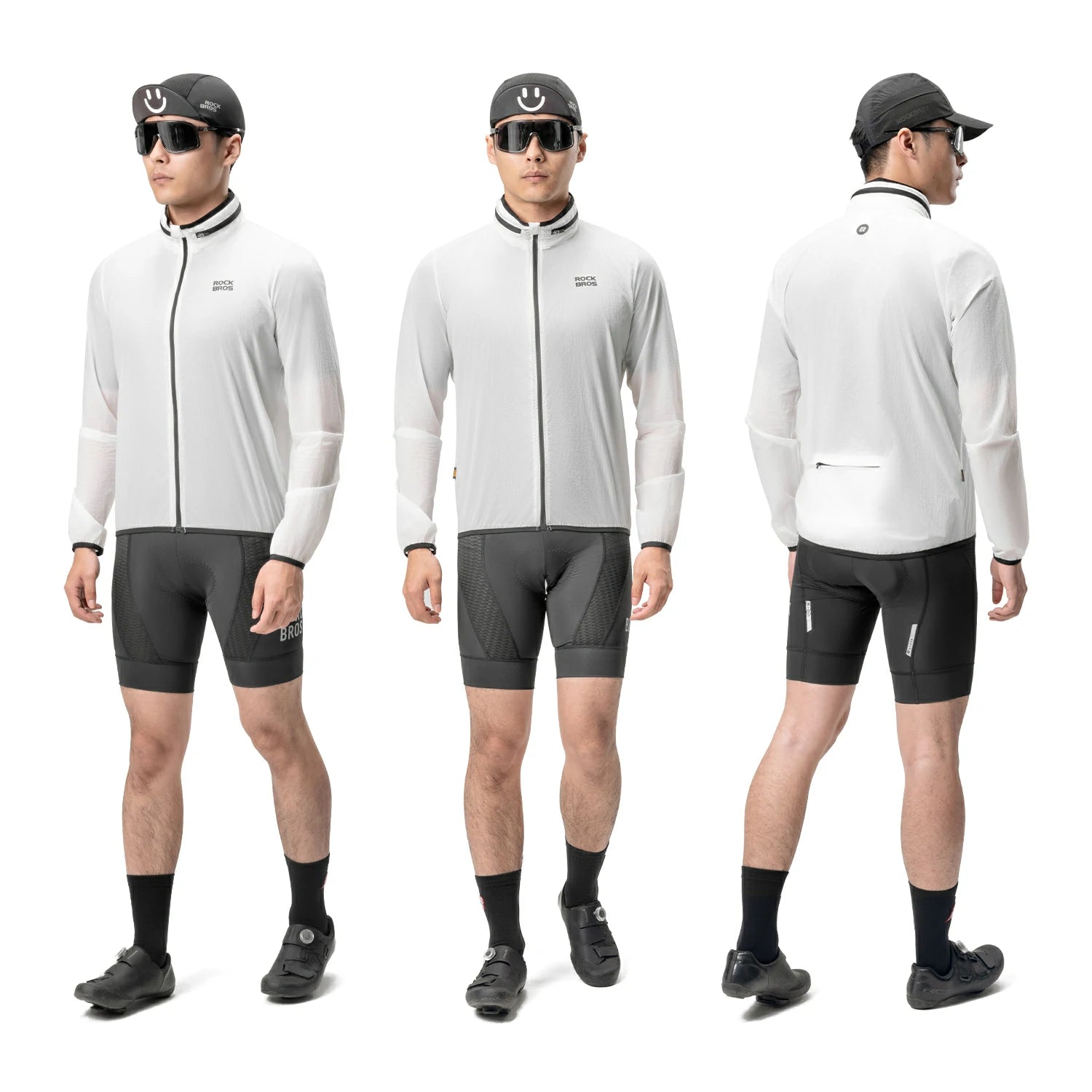 ROCKBROS Fluorescent Lightweight Cycling Phosphorescent Jacket Foldable