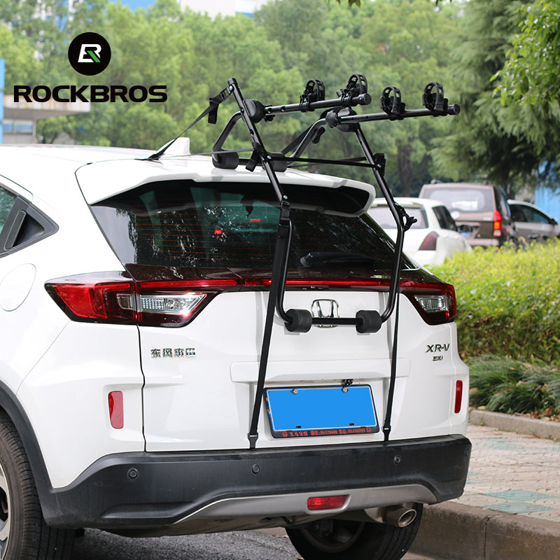 ROCKBROS Ciclismo al aire libre Portabicicletas trasero para coche Portátil para exteriores