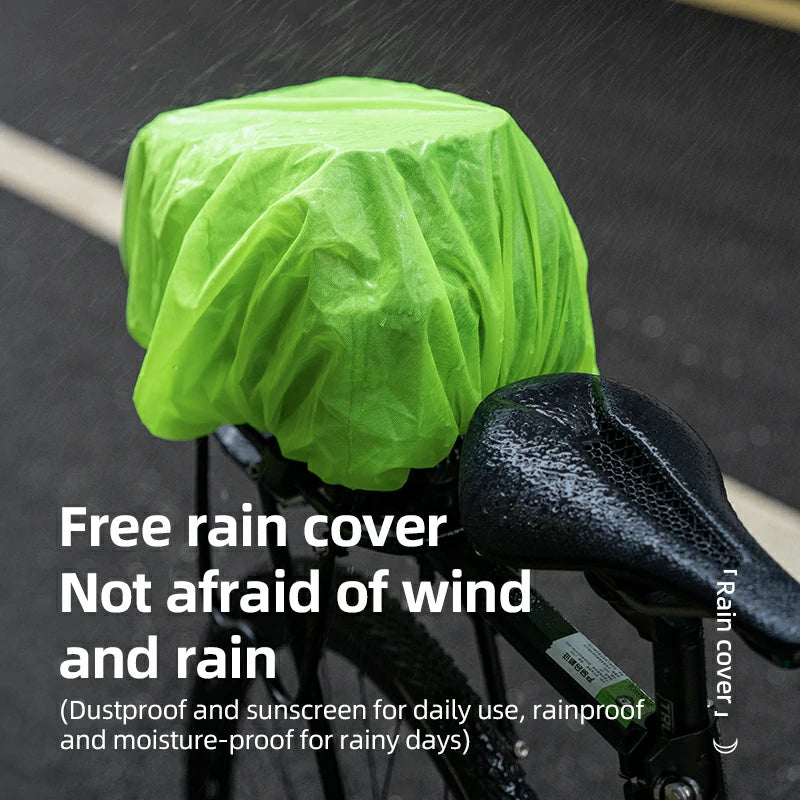 ROCKBROS Hard Shell EVA Bike Rack Bags Waterproof with Lock 7.5L