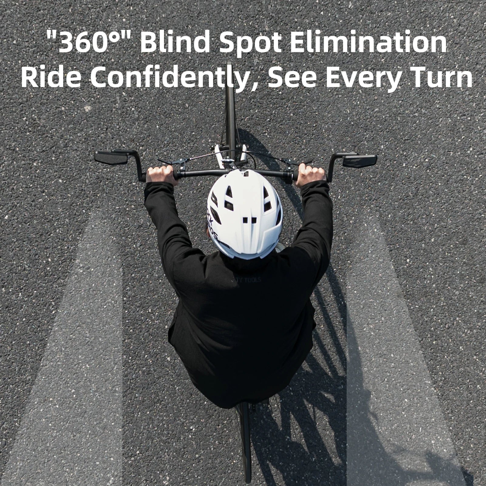 ROCKBROS Bike 360° Adjustable Handlebar Mount Bar End Mirror