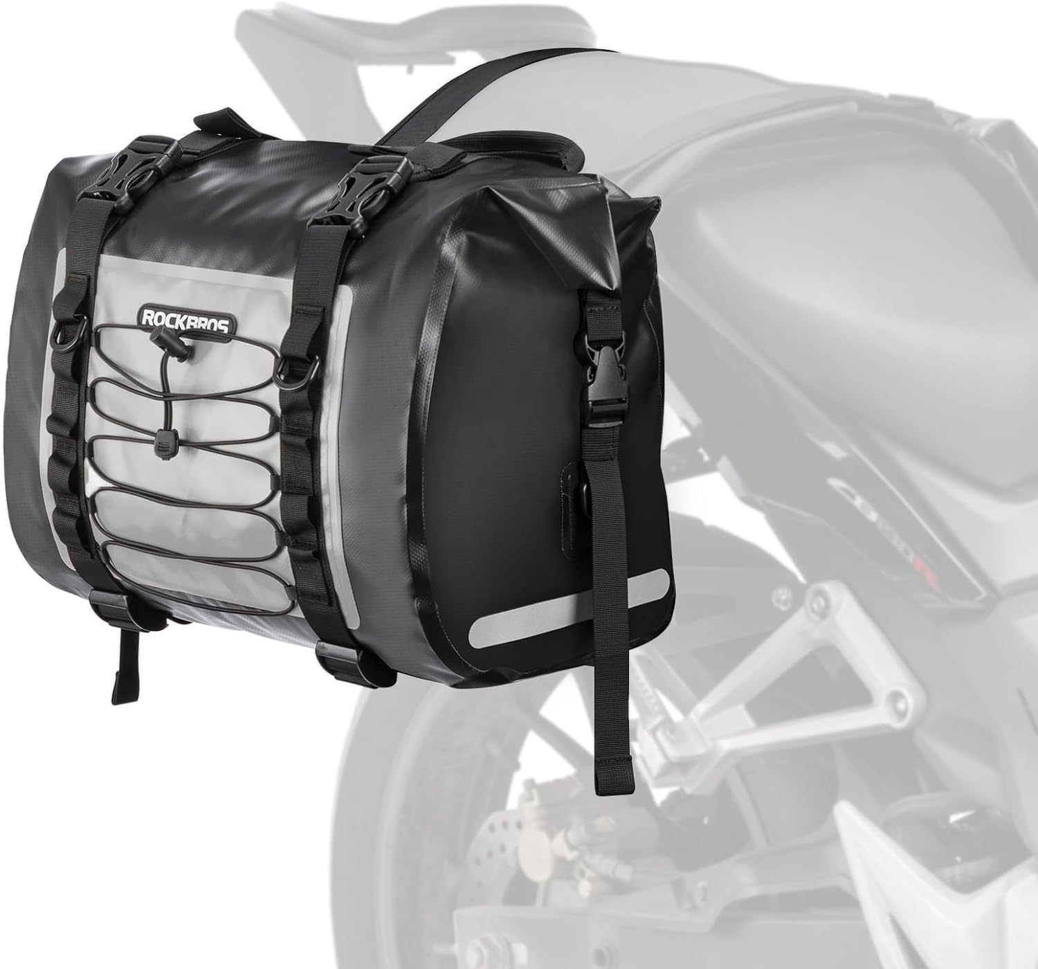 ROCKBROS 60L Waterproof Motorcycle Saddle Bags Durable Removable 2 PCS - ROCKBROS